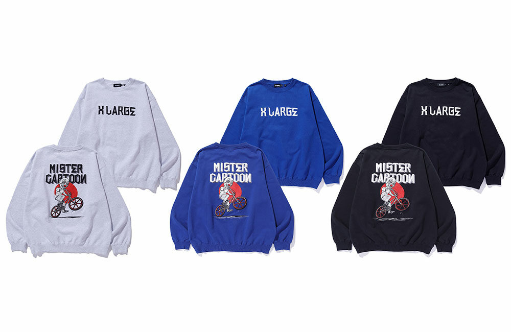 XLARGE × Mister Cartoon 最新コラボが2024年 10/25 発売 ​(エクストララージ ミスター・カートゥーン)