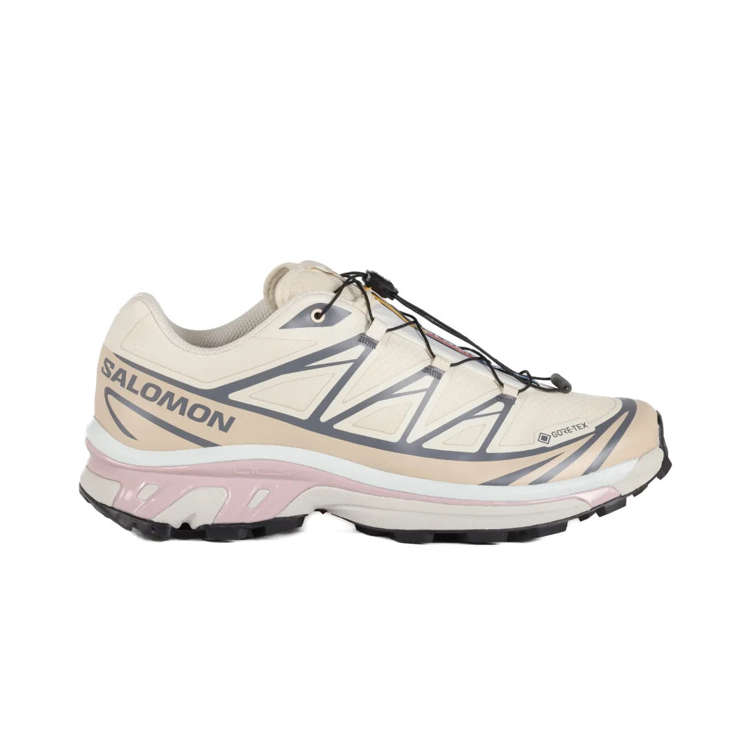 【2024年 10/9 発売】SALOMON XT-6 GORE-TEX GTX “Almond Milk/Feather Gray/Pale Mauve” (サロモン ゴアテックス) [L47581200]