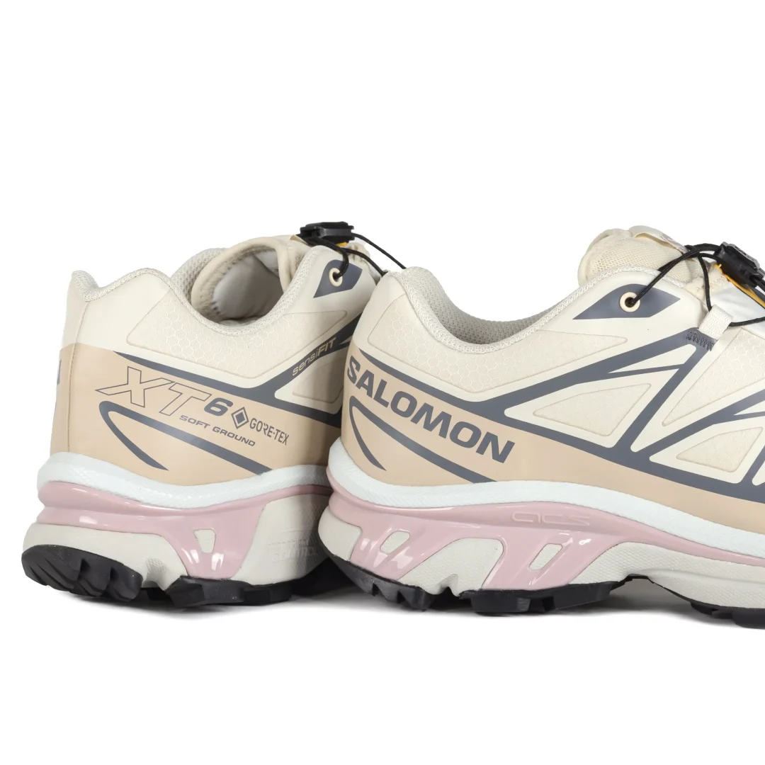 【2024年 10/9 発売】SALOMON XT-6 GORE-TEX GTX “Almond Milk/Feather Gray/Pale Mauve” (サロモン ゴアテックス) [L47581200]