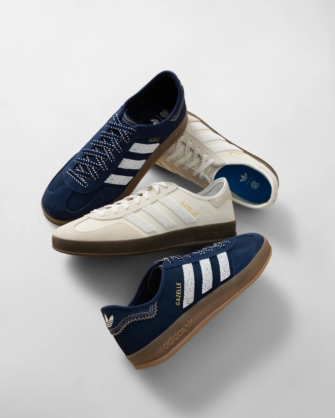 【国内 2024年 11/22 発売】CLOT × adidas Originals GAZELLE “Navy/Off-White” (クロット アディダス オリジナルス ガゼル) [IH3719/IH3725]