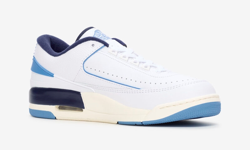 【海外 2024年 10/29 発売】NIKE AIR JORDAN 2/3 LOW RETRO “UNC/White/University Blue” (ナイキ エア ジョーダン ロー レトロ “ホワイト/ユニバーシティブルー”) [FD0383-144]