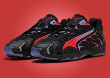 【2024年 11/14 発売】PUMA Inhale “Spider-Man/Black/Red” (プーマ インヘール ディストレス "スパイダーマン/ブラック/レッド") [401560-02]