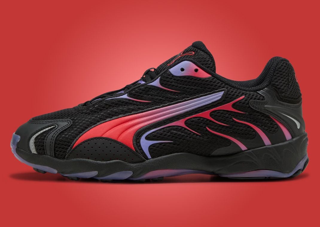 【2024年 11/14 発売】PUMA Inhale “Spider-Man/Black/Red” (プーマ インヘール ディストレス “スパイダーマン/ブラック/レッド”) [401560-02]