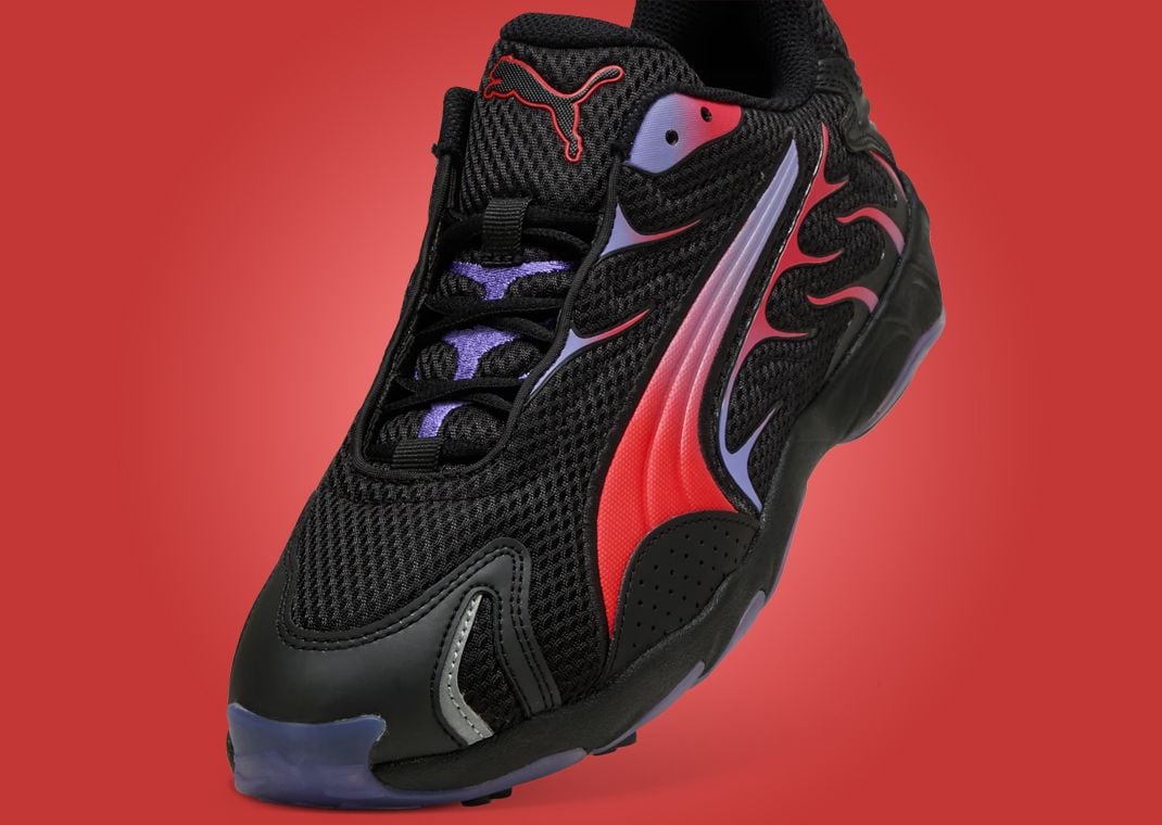 【2024年 11/14 発売】PUMA Inhale “Spider-Man/Black/Red” (プーマ インヘール ディストレス “スパイダーマン/ブラック/レッド”) [401560-02]