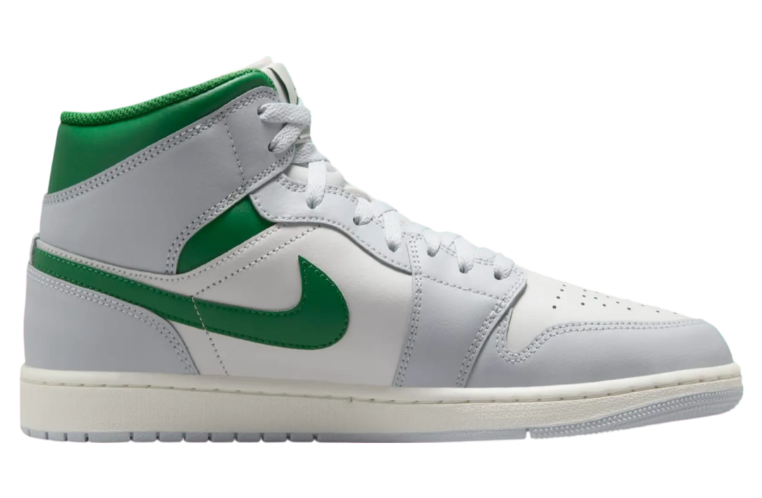 【2025年 発売予定】NIKE AIR JORDAN 1 MID “Summit White/Lucky Green” (ナイキ エア ジョーダン 1 ミッド “サミットホワイト/ラッキーグリーン”) [DQ8426-142]