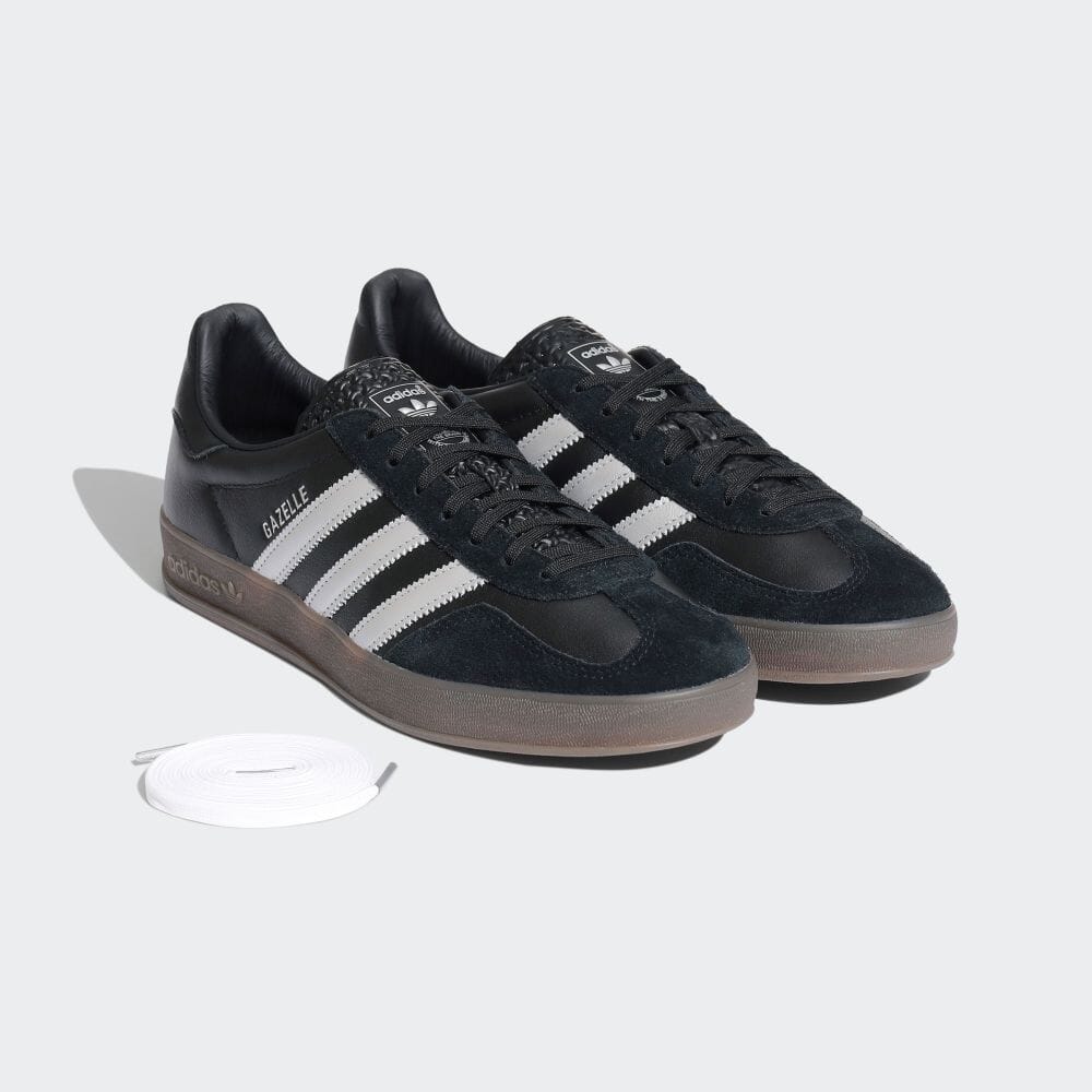 【2024年 10/11 発売】adidas Originals GAZELLE INDOOR “Core Black/Matt Silver” (アディダス オリジナルス ガゼル インドア “コアブラック/マットシルバー”) [JH8837]