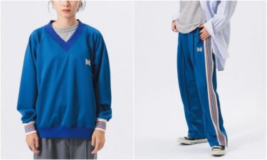 BEAMS BOY × NEEDLES 別注 "Track V-neck Pullover & Long Zip Track Pants"が2024年 11月下旬 発売 (ビームスボーイ ニードルズ)