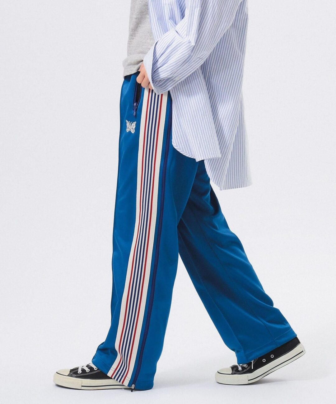 BEAMS BOY × NEEDLES 別注 “Track V-neck Pullover & Long Zip Track Pants”が2024年 11月下旬 発売 (ビームスボーイ ニードルズ)