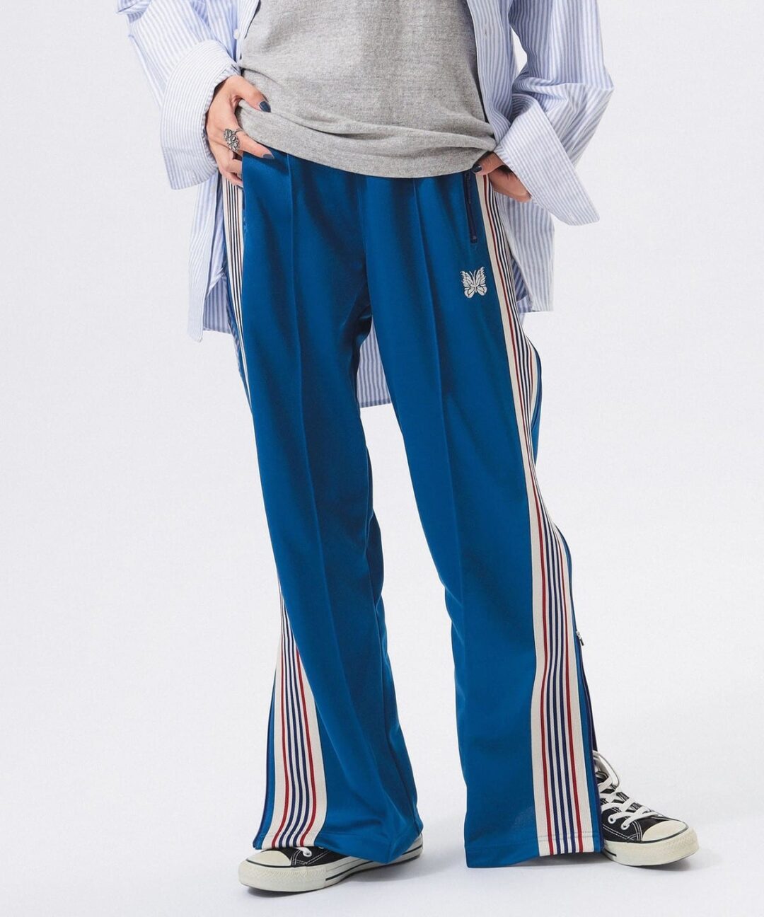 BEAMS BOY × NEEDLES 別注 “Track V-neck Pullover & Long Zip Track Pants”が2024年 11月下旬 発売 (ビームスボーイ ニードルズ)