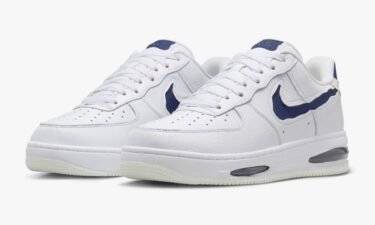 【2024年 10/14 発売】NIKE AIR MAX FORCE 1 LOW EVO REMASTERED “White/Midnight Navy” (ナイキ エア マックス フォース 1 ロー エヴォ リマスタード “ホワイト/ミッドナイトネイビー”) [HF3630-102]