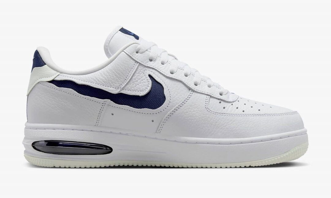 【2024年 10/14 発売】NIKE AIR MAX FORCE 1 LOW EVO REMASTERED “White/Midnight Navy” (ナイキ エア マックス フォース 1 ロー エヴォ リマスタード “ホワイト/ミッドナイトネイビー”) [HF3630-102]