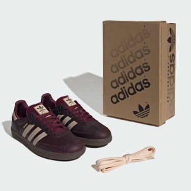 【2024年 10/4 発売】adidas Originals SAMBA OG “Maroon/Crystal Sand” (アディダス オリジナルス サンバ OG “マルーン/クリスタルサンド”) [IF7004]