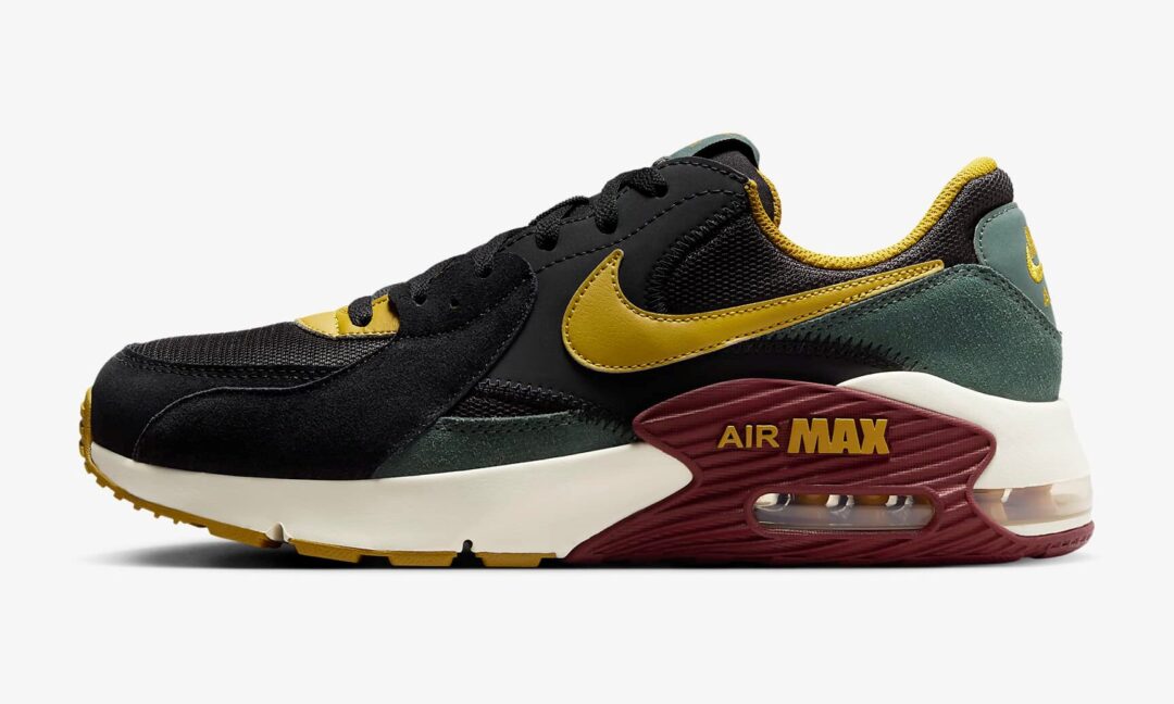 【2024年 10/14 発売】NIKE AIR MAX EXCEE “Black/Vintage Green/Dark Team Red” (ナイキ エア マックス エクシー “ブラック/ビンテージグリーン/ダークチームレッド”) [HQ3610-010]