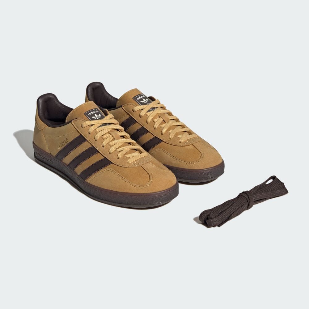 【2024年 10/4 発売】adidas Originals GAZELLE INDOOR “Oat/Dark Brown/Dark Brown” (アディダス オリジナルス ガゼル インドア “オート/ダークブラウン/ダークブラウン”) [IH4771]