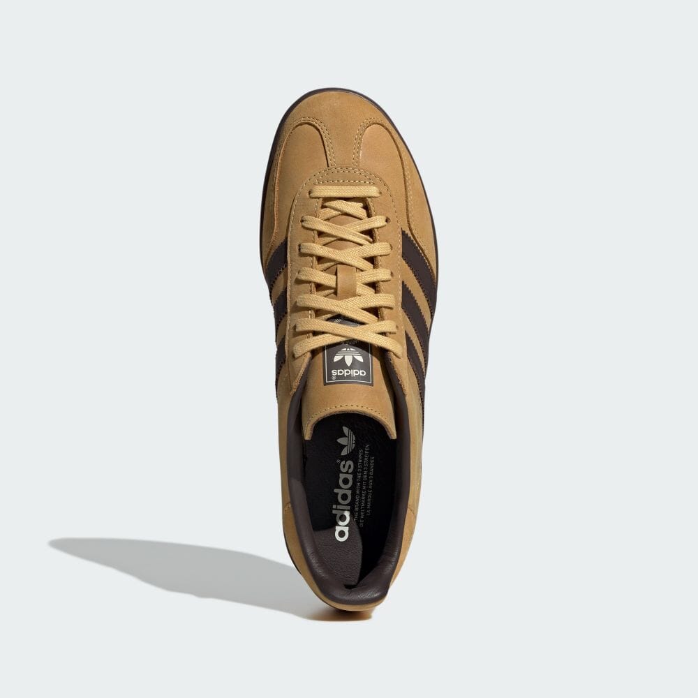 【2024年 10/4 発売】adidas Originals GAZELLE INDOOR “Oat/Dark Brown/Dark Brown” (アディダス オリジナルス ガゼル インドア “オート/ダークブラウン/ダークブラウン”) [IH4771]