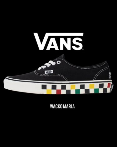 【2024年 10/19 発売】VANS x WACKO MARIA AUTHENTIC “BLACK CANVAS” (バンズ ワコマリア オーセンティック)