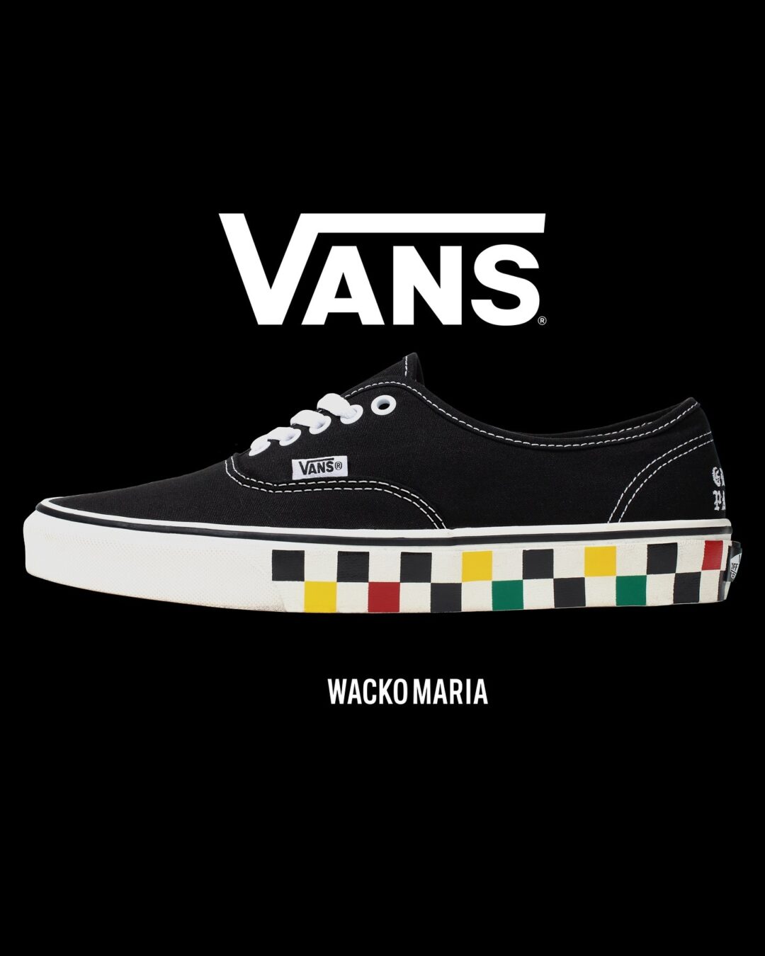 【2024年 10/19 発売】VANS x WACKO MARIA AUTHENTIC “BLACK CANVAS” (バンズ ワコマリア オーセンティック)