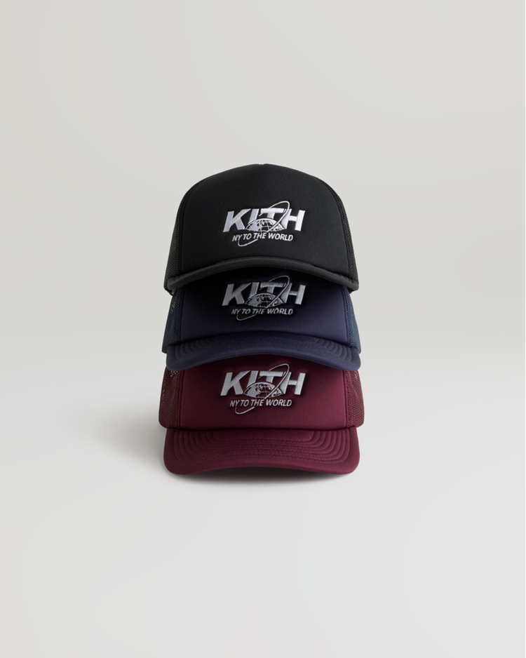 【Kith NY to the World Nolan Trucker Hat】MONDAY PROGRAM 2024年 10/14 発売 (キス)