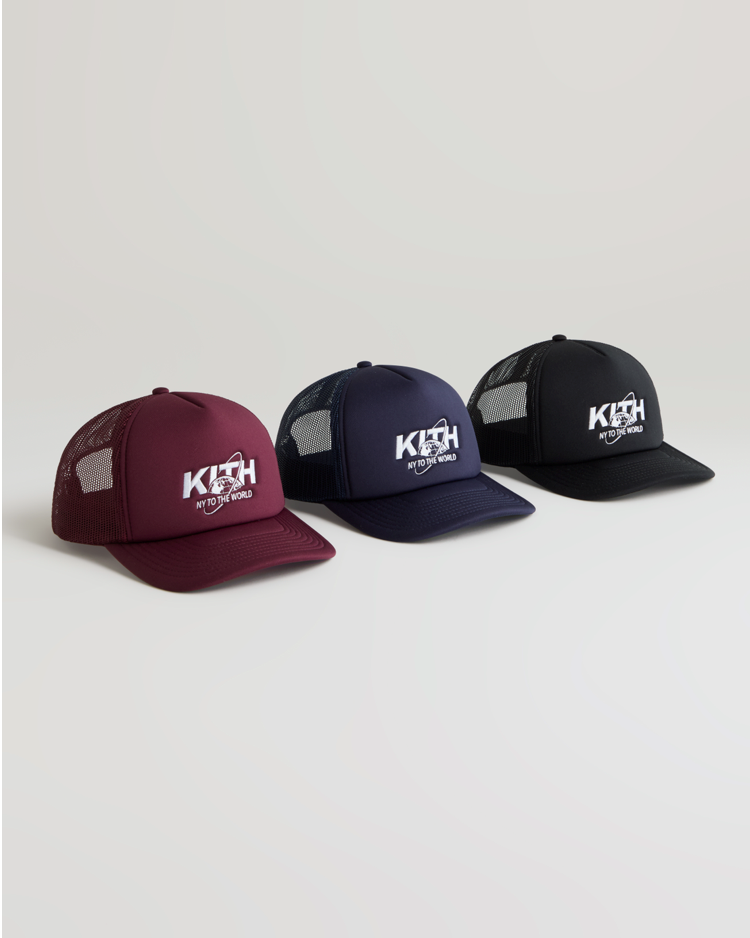 【Kith NY to the World Nolan Trucker Hat】MONDAY PROGRAM 2024年 10/14 発売 (キス)