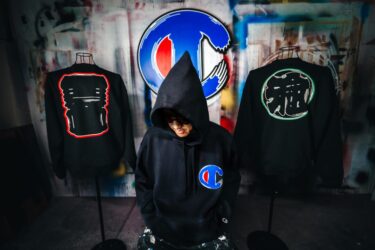 Champion × 江戸文字のアート「Sneakerwolf」コラボアイテムが2024年 10/19 発売 (チャンピオン スニーカーウルフ)