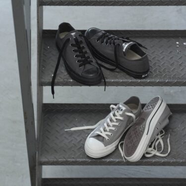 【2024年 10/30 発売】MHL. × CONVERSE ALL STAR (R) OX “Faded Black/Chalk/Concrete” (エムエイチエル コンバース オールスター)