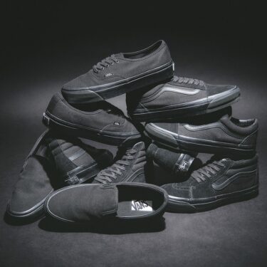 【2024年 10/15 発売】”Triple Black”カラーで構成されたVANS BLACK COLLECTION (バンズ ブラック コレクション)