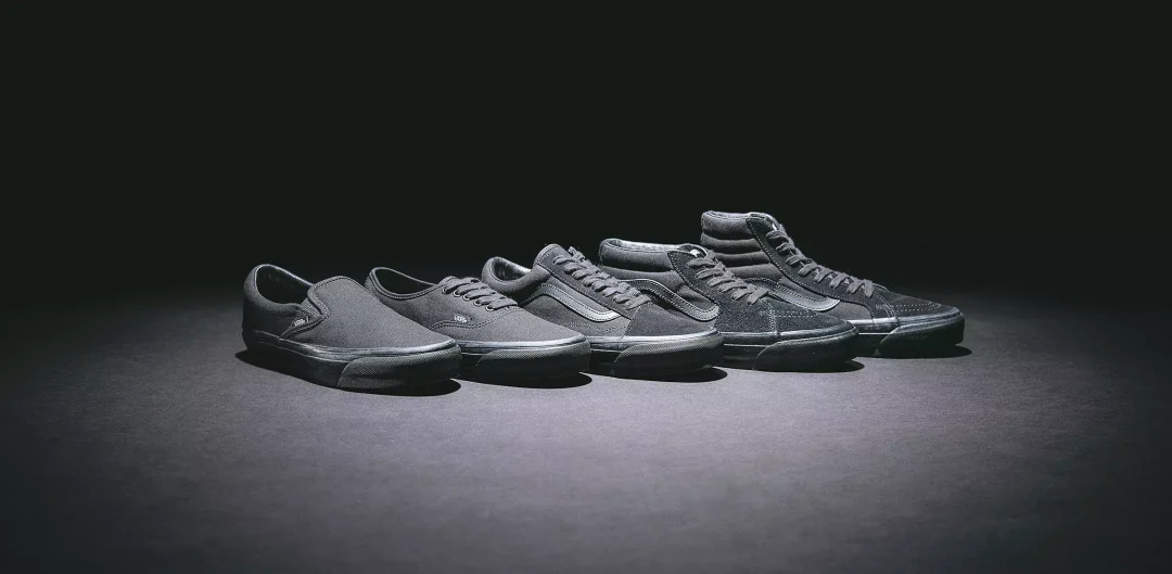 【2024年 10/15 発売】”Triple Black”カラーで構成されたVANS BLACK COLLECTION (バンズ ブラック コレクション)