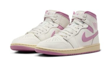 【2024年 10/26 発売】NIKE W AIR JORDAN 1 MID "Sail/Orchid" (ナイキ エア ジョーダン 1 ミッド "セイル/オーキッド") [BQ6472-162]