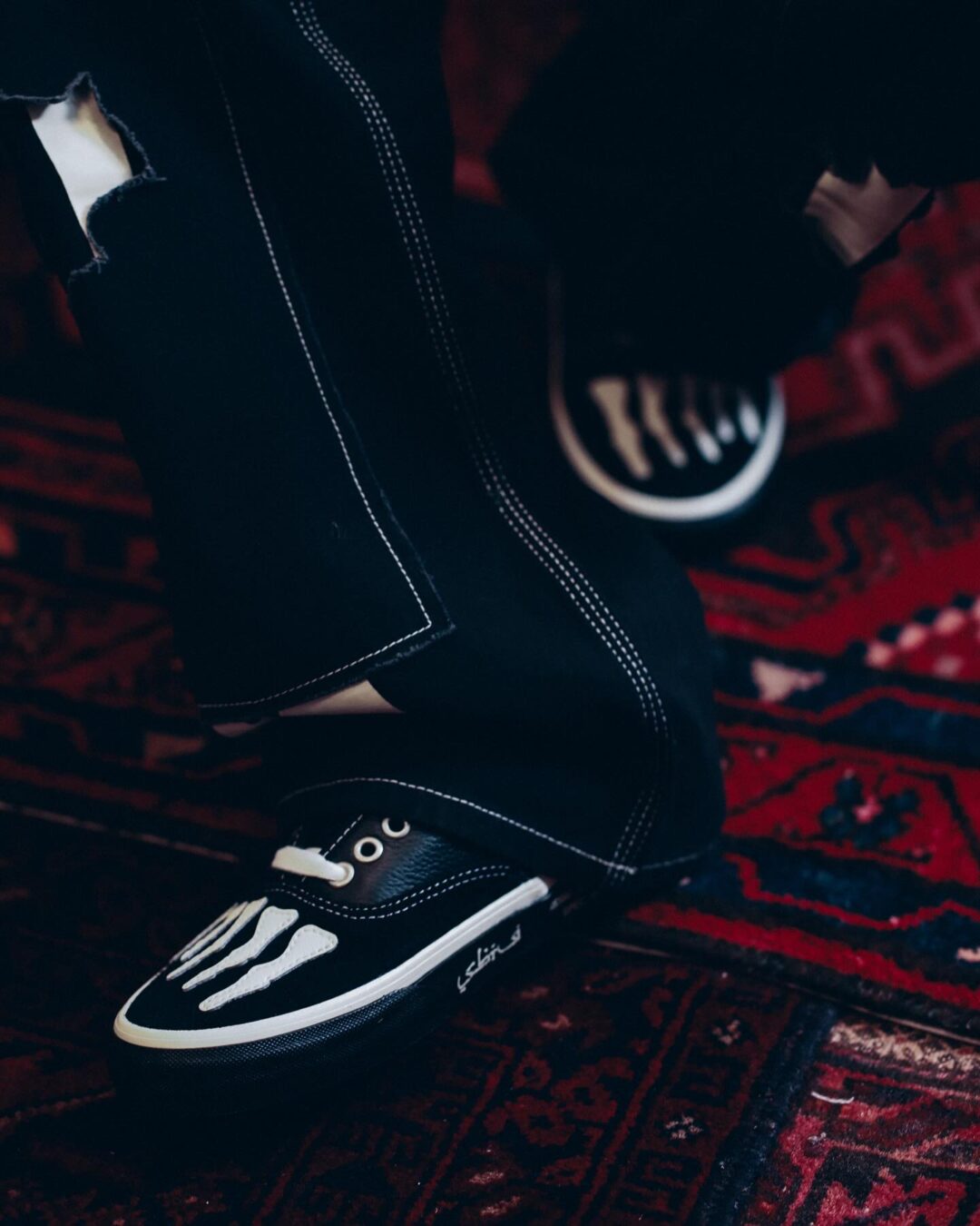 【2024年 10/18 発売】Mark SBTG × VANS AUTHENTIC “BLACK/MARS” (マーク・サボタージュ バンズ オーセンティック) [VN000BW5BPR]