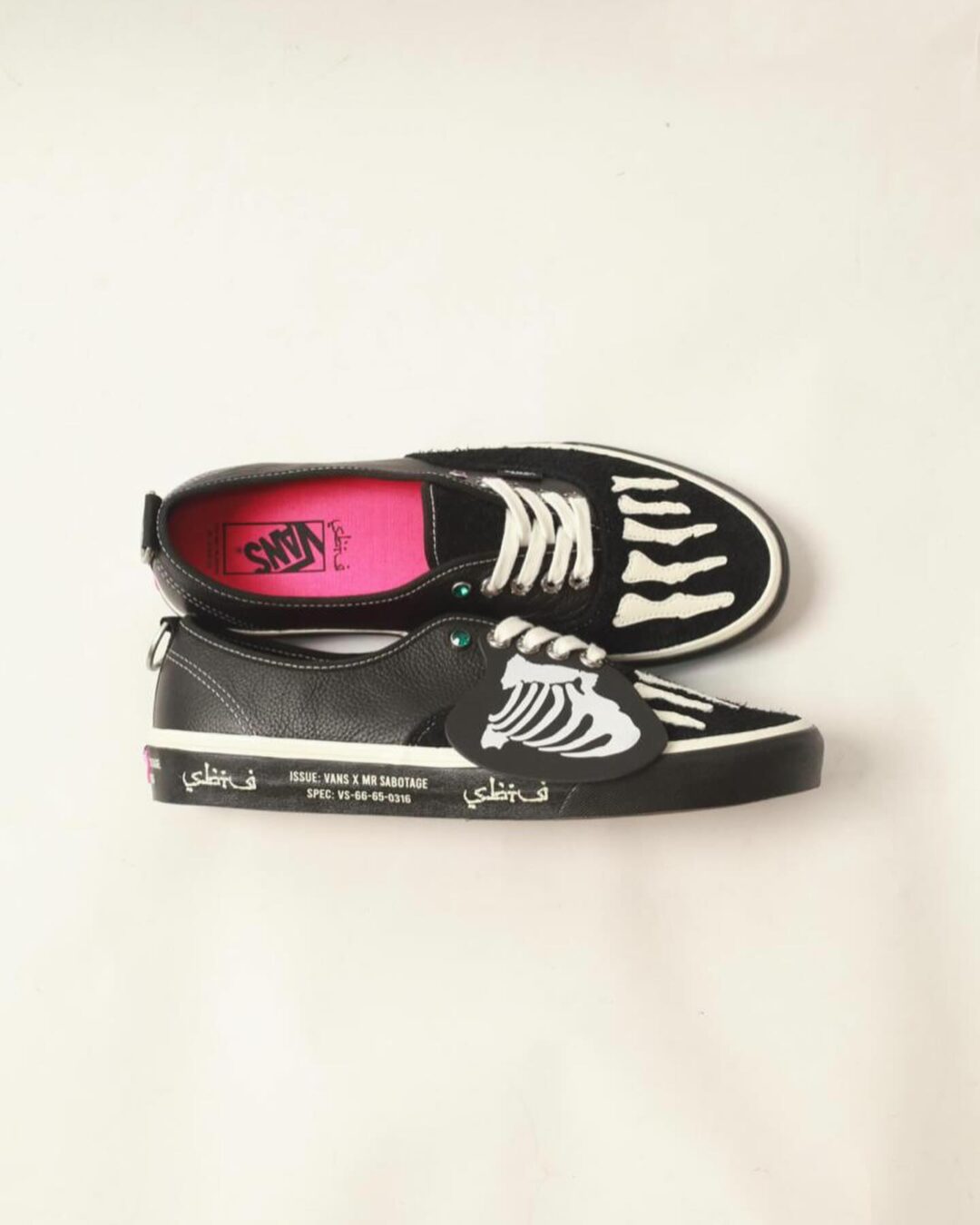 【2024年 10/18 発売】Mark SBTG × VANS AUTHENTIC “BLACK/MARS” (マーク・サボタージュ バンズ オーセンティック) [VN000BW5BPR]