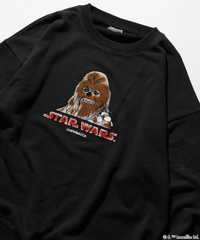 FREAK’S STOREから「STAR WARS」フロッキープリント クルーネックスウェットが発売 (フリークスストア スターウォーズ)