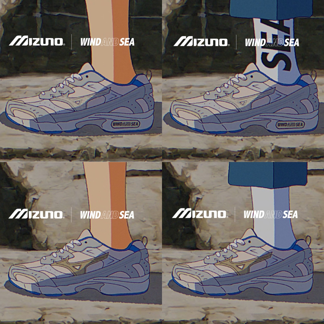 WIND AND SEA × Mizuno “MXR”が2024年 11/9 発売 (ウィンダンシー ミズノ) [D1GD242301]