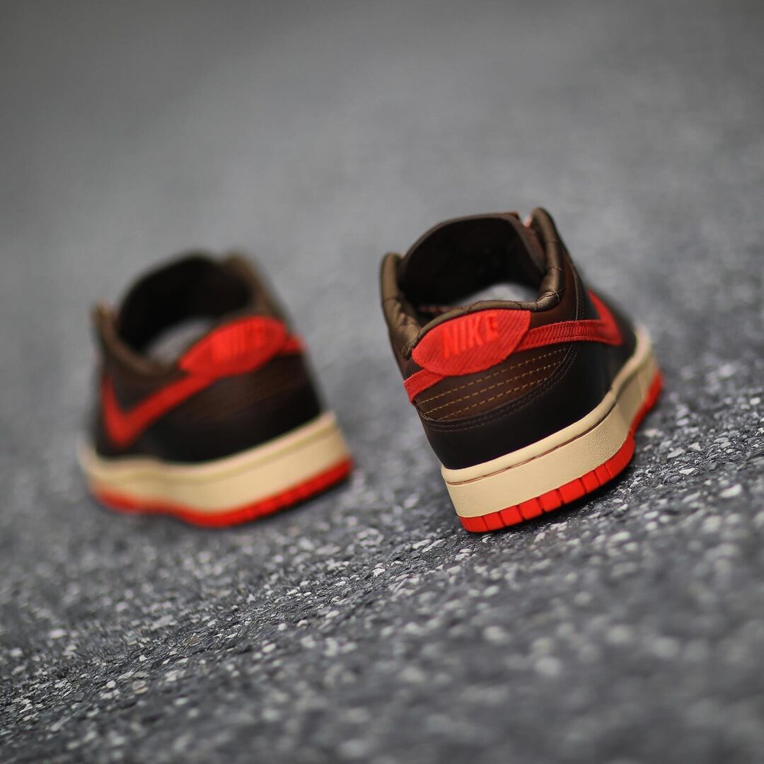 【2024年 発売予定】NIKE DUNK LOW “Light British Tan/Hot Red” (ナイキ ダンク ロー “ライトブリティッシュタン/ホットレッド”) [HQ3448-262]