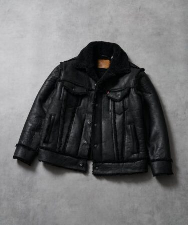 リーバイスからボアを備えた「ブラック シアリングジャケット」が2024年 10/25 & 10/26 発売 (Levi’s Shearling jacket)