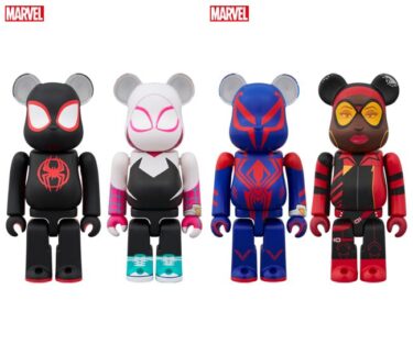 【2025年 4月 発売予定】BE@RBRICK ×「SPIDER-MAN: ACROSS THE SPIDER-VERSE」コラボ4型 (ベアブリック スパイダーマン：アクロス・ザ・スパイダーバース)