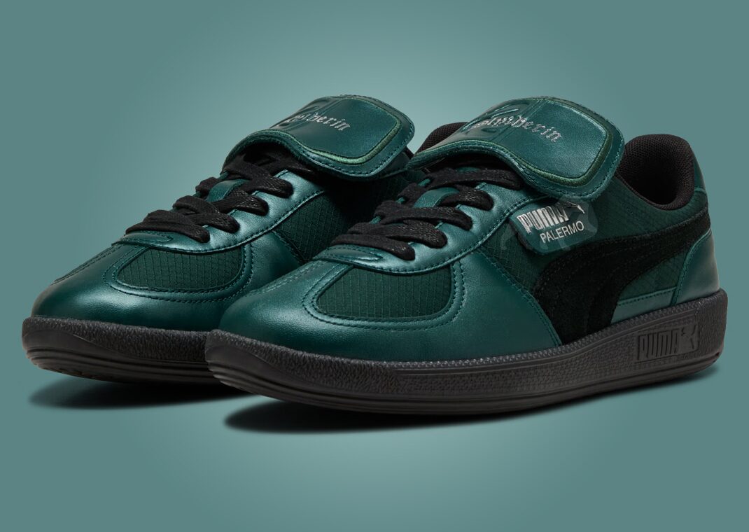 【2024年 発売予定】ハリー・ポッター/スリザリン × プーマ パレルモ (Harry Potter PUMA PALERMO “Slytherin”)