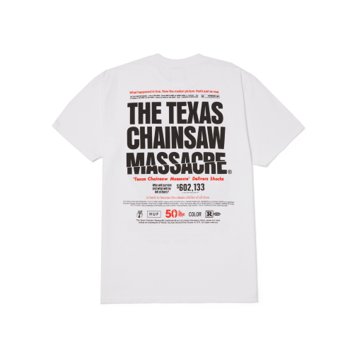 HUF × 映画「悪魔のいけにえ」 コラボが2024年 10/5 発売 (ハフ THE TEXAS CHAINSAW MASSACRE)