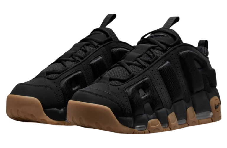 2024年 12/23 発売】NIKE AIR MORE UPTEMPO LOW “Black/Gum” (ナイキ エア モア アップテンポ ロー “ ブラック/ガム”) [FZ3055-003] | Fullress