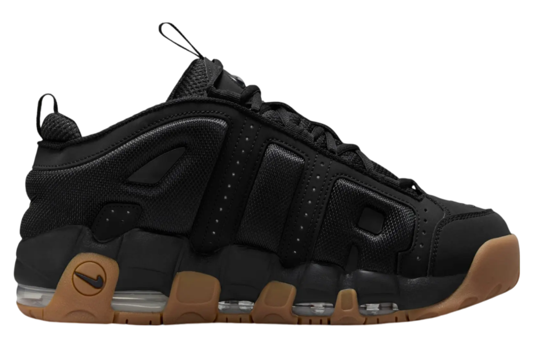 【2024年 12/23 発売】NIKE AIR MORE UPTEMPO LOW “Black/Gum” (ナイキ エア モア アップテンポ ロー “ブラック/ガム”) [FZ3055-003]