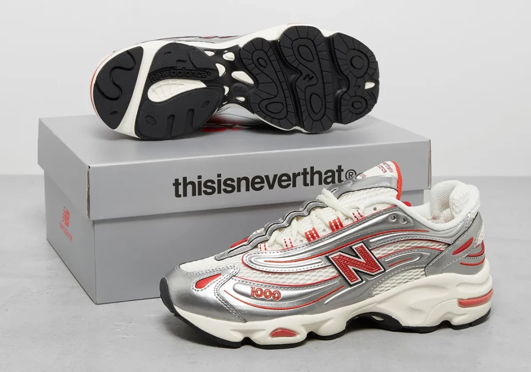 【2024年 発売】 thisisneverthat × New Balance M1000 TI “Silver/Red” (ニューバランス) [M1000TI]