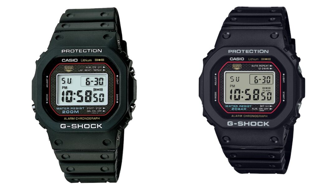 初代“G-SHOCK”復刻モデル「DW-5000R」が2024年 12/13 発売 (Gショック ジーショック)