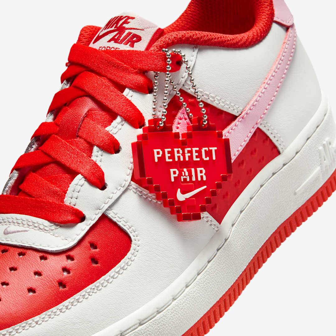 【2025年 2月 発売予定】NIKE W AIR FORCE 1 LOW “Valentine 2025/White/Red” (ナイキ エア フォース 1 ロー “バレンタイン/ホワイト/レッド”) [HV5165-121]