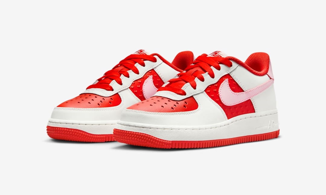 【2025年 2月 発売予定】NIKE W AIR FORCE 1 LOW “Valentine 2025/White/Red” (ナイキ エア フォース 1 ロー “バレンタイン/ホワイト/レッド”) [HV5165-121]