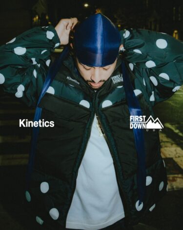 Kinetics × FIRST DOWN "BUBBLE DOWN JACKET MINIMAL" が近日発売 (キネティクス ファーストダウン)