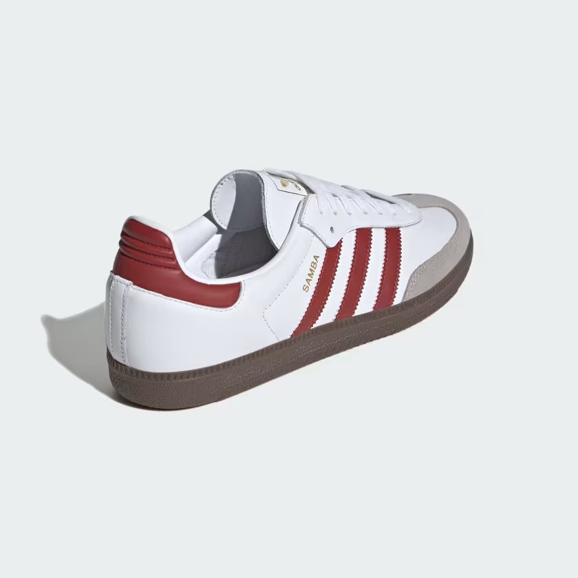 【2024年 12/2 発売】adidas Originals SAMBA OG “Cloud White/Preloved Ruby” (アディダス オリジナルス サンバ “ホワイト/ルビー”) [JH8798]