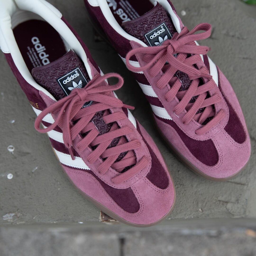 【2024年 発売】adidas Originals GAZELLE INDOOR “Maroon/Cloud White” (アディダス オリジナルス ガゼル インドア “マルーン/ホワイト”) [IF9647]