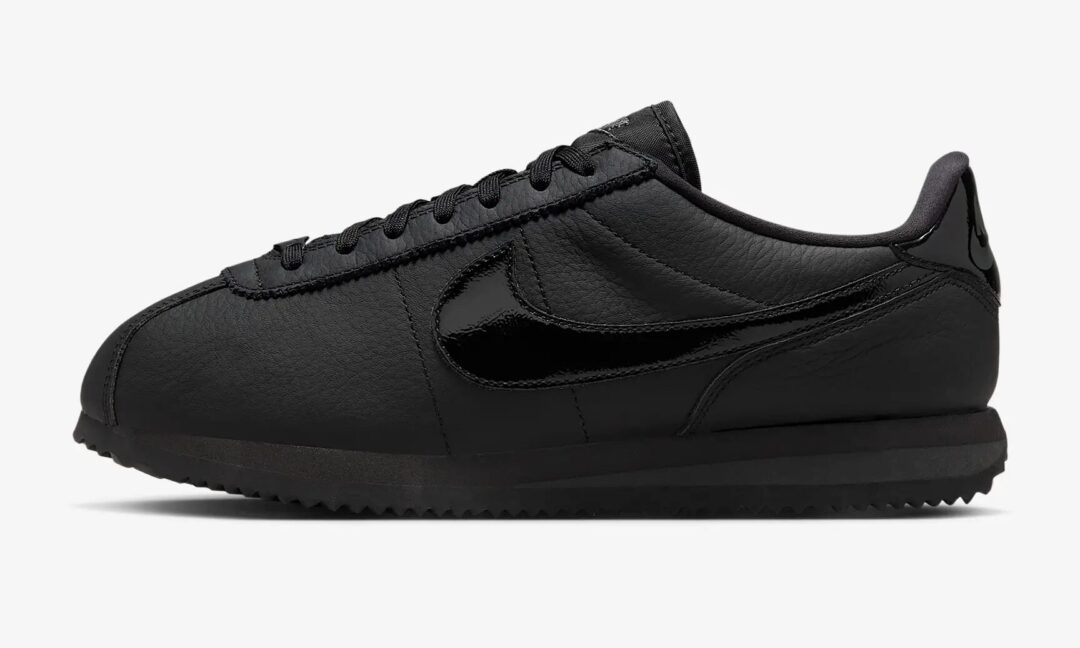 【2024年 11/14 発売】NIKE W CORTEZ 23 PREMIUM LEATHER “Black/Anthracite” (ナイキ コルテッツ 23 プレミアム レザー “ブラック/アンスラサイト”) [FB6877-100]