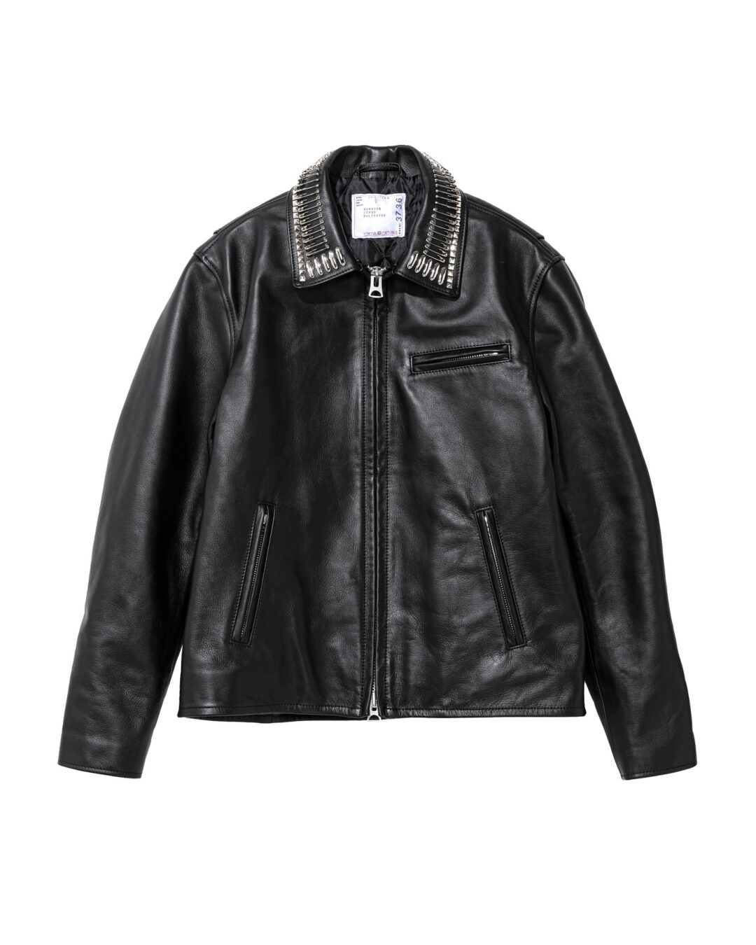 sacaiからスタッズが施されたレザージャケット2型を2店舗限定で2024年 11/15 発売 (サカイ Leather jacket)