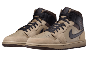 【2025年 発売予定】NIKE AIR JORDAN 1 MID "Khaki/Baroque Brown" (ナイキ エア ジョーダン 1 ミッド "カーキ/バロックブラウン") [HV6422-200]