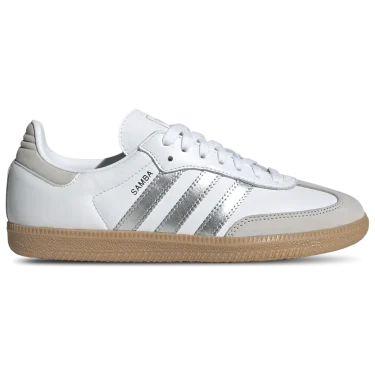 【2024年 発売】adidas Originals W SAMBA OG “White/Silver Metallic” (アディダス オリジナルス サンバ OG “ホワイト/シルバーメタリック”) [JI2725]